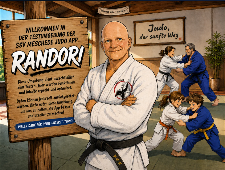 Willkommen in der Spielwiese der SSV Meschede Judo App